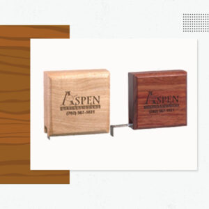 WOOD SQUARE TAPE MEASURE