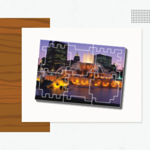 WOOD PUZZLE CUBE  #P-64C