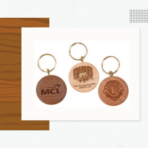 WOODEN KEY RINGS