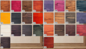 Custom Wood Colors offered