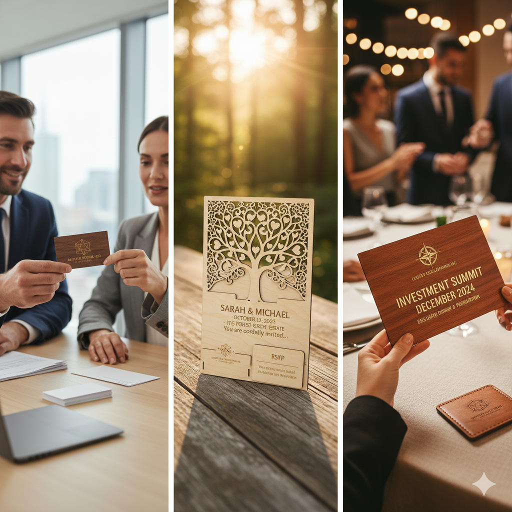 The Renaissance of Tactile Communication: How Wood Invitations Are Redefining First Impressions in a Digital World